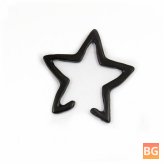 Women's Earring with Punk Hollow Star Design