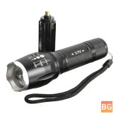 T6 LED Tactical Flashlight - 1000 Lumen