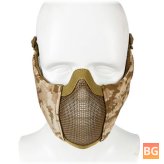 ZANLURE Half Mask for Outdoor CS Game and Hunting