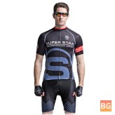 Short Sleeve Bicycle Jersey - Breathable, Quick-Dry, Summer Clothing