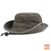 Outdoor Fishing Hat with Mesh and Breathable Sunscreen
