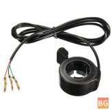 Throttle Assembly for Electric Bike - 3 Wires