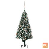 Home Decor - Artificial Christmas Tree - 150 LEDs - Easy Assembly - Christmas Tree with Metal Stand and 950 Tips Decor