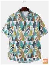 Shirts with a casual Argyle Pattern