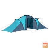 Travel Tunnel Tent for 4-6 People with Fibreglass Poles