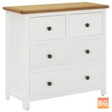 Oak Chest of Drawers - 31.5