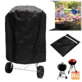 Outdoor Waterproof Round Kettle BBQ Grill Barbecue Cover Protector - UVresistant