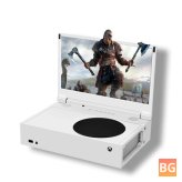 G-STORY 12.5 Inch 4K HDR Portable Game Monitor with IPS Screen, 3D Stereo 2 HDMI 2pcs Earphone Ports, Remote Control, Game Mode