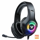 Wintory M3 Gaming Headset - 50mm Driver Stereo Adjustable Noise Cancelling Headphone with Mic