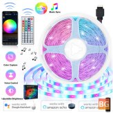 Music Sync LED Strip Lights with WiFi Control and Remote (16-66FT)
