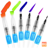 6-Pack of Puny Tap Pens in Colors - Hair Storage Painting Brush