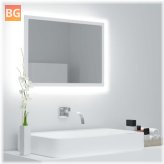 Wall Mirror with RGB Light - Easy Clean