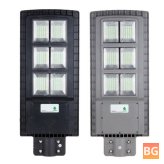 Solar Street Light with Motion Sensor - Grey/Black