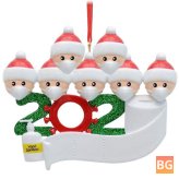 Xmas Tree Ornaments 2020 Santa Claus Snowman Pendants