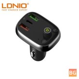 LDNIO C704Q Bluetooth Car Charger - Fast Charging for iPhone 12 XS 11Pro Mi10 POCO X3 OnePlus 8 Pro S20+ Note 20