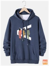 Casual Pullover Hoodie For Men With A Kangaroo Pocket