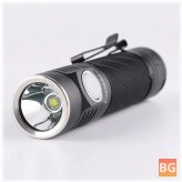 S21E USB Rechargeable LED Flashlight - High Power Camping Torch