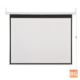 Projection Screen for Home Cinema - Grey Curtain 16:9 HD