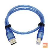 Blue USB Cable 20x 30CM Type A to Type B