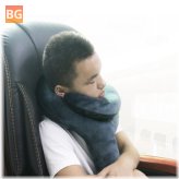 Q-Shape Inflatable Headrest Pillow