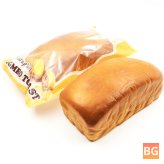 Squishy Fun Jumbo Toast Bread - 20cm Slow Rising