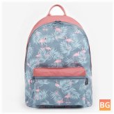Flamingo Cartoon Backpack for Women