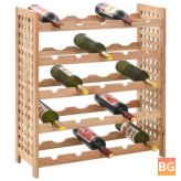 Wine Rack for 25 bottles 63x25x73 cm wood