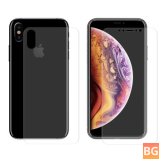Front And Back Screen Protectors For Iphone Xs Max 3d Curved Edge