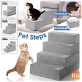 Steps Pet Stairs Climbing Foam Ladder Cover for indoor cats and dogs