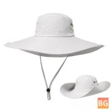 Quick-drying fishing hat with brim