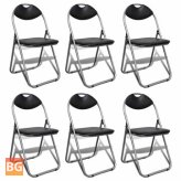 6-Piece Faux Leather Chairs