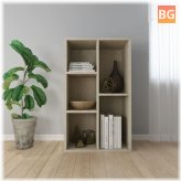 Sonoma Oak Book Cabinet/SIDEBOARD - 19.7"x9.8"x31.5