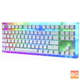 GAMAKAY K87 Hot-Swappable Mechanical Keyboard with RGB Lighting