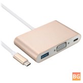 USB 3.1 to VGA Converter for Macbook