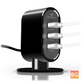 5V 3 Ports USB Wall Charger for Smartphones Tablet PC