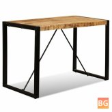 Table with Wood Grain and Raw Mango