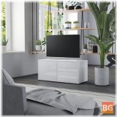 TV Cabinet - High Gloss White