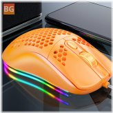 Honeycomb Wired Gaming Mouse - 7200DPI RGB