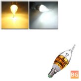 E14 3W 800-850lm White/Warm White 3LED Candle Light Bulb