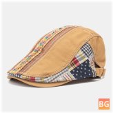 Woven Straw Rope Decoration - Casual All-Match Beret Flat Cap Ivy Cap
