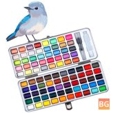 Professional Watercolor Set - 80 Bright Colors