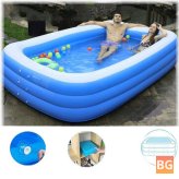 1.5/2.1/3.05m 3-Layer Portable Inflatable Swimming Pool