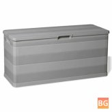 Garden Storage Box Gray 46.1"x17.7"x36.4
