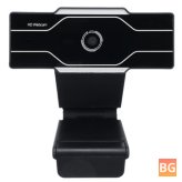 1080P HD Webcam for Desktop PC - Built-in Mic Camera