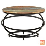 Wooden Coffee Table 23.6"x23.6"x15.7