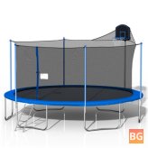 Bominfit 16Inch Trampoline - Aerobic Jump Training Gym Exercise for Kids