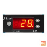 Solar Thermometer with Digital Display and Thermostat