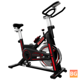 SHUOQI Indoor Cycling Bike with Comfortable Seat and Computer Holder