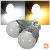 8W LED Globe Bulb - Warm White/White