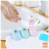 50PCS Portable Soap Box Cleaning Supplies for Hand Washing